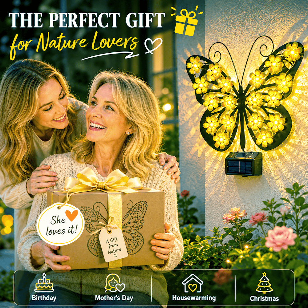 🦋Solar Butterfly Light Elegant Glow for Your Outdoor Space