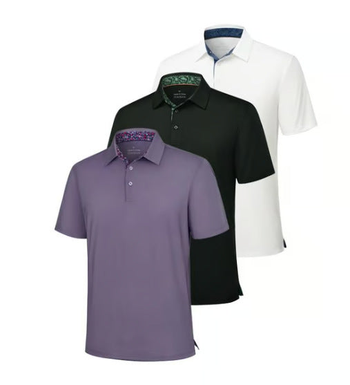 ⚡Hot Sales 49% OFF🔥3-Pack Men’s Performance Polo Shirts – Soft, Stretchy & Quick-Dry