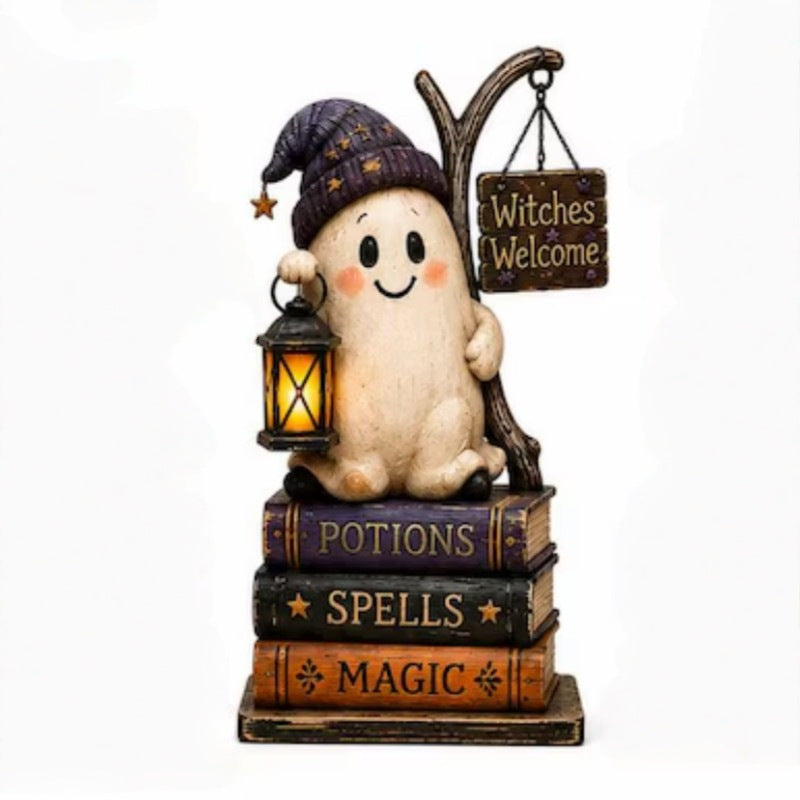 🔥Last Day 59% OFF - 🧙🖤Lighted Halloween Haunted House & Character Figurine Collection