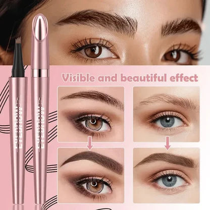 Micro-fork eyebrow pencil results