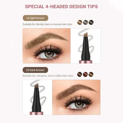 Eyebrow pencil shade guide