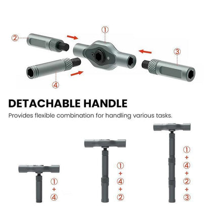 🔥LAST DAY SALE 70% OFF🔥24 in 1 DlY Screwdriver Set Magnetic Compact and Portable Ratchet Screwdriver