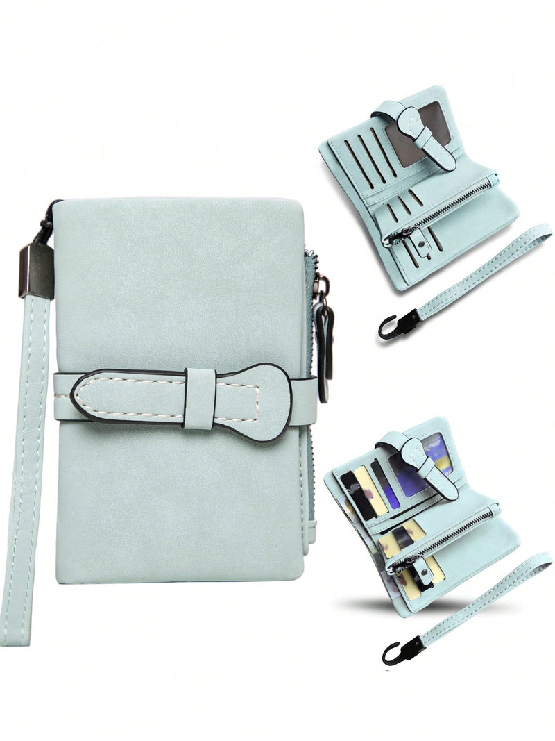Light green classic wallet