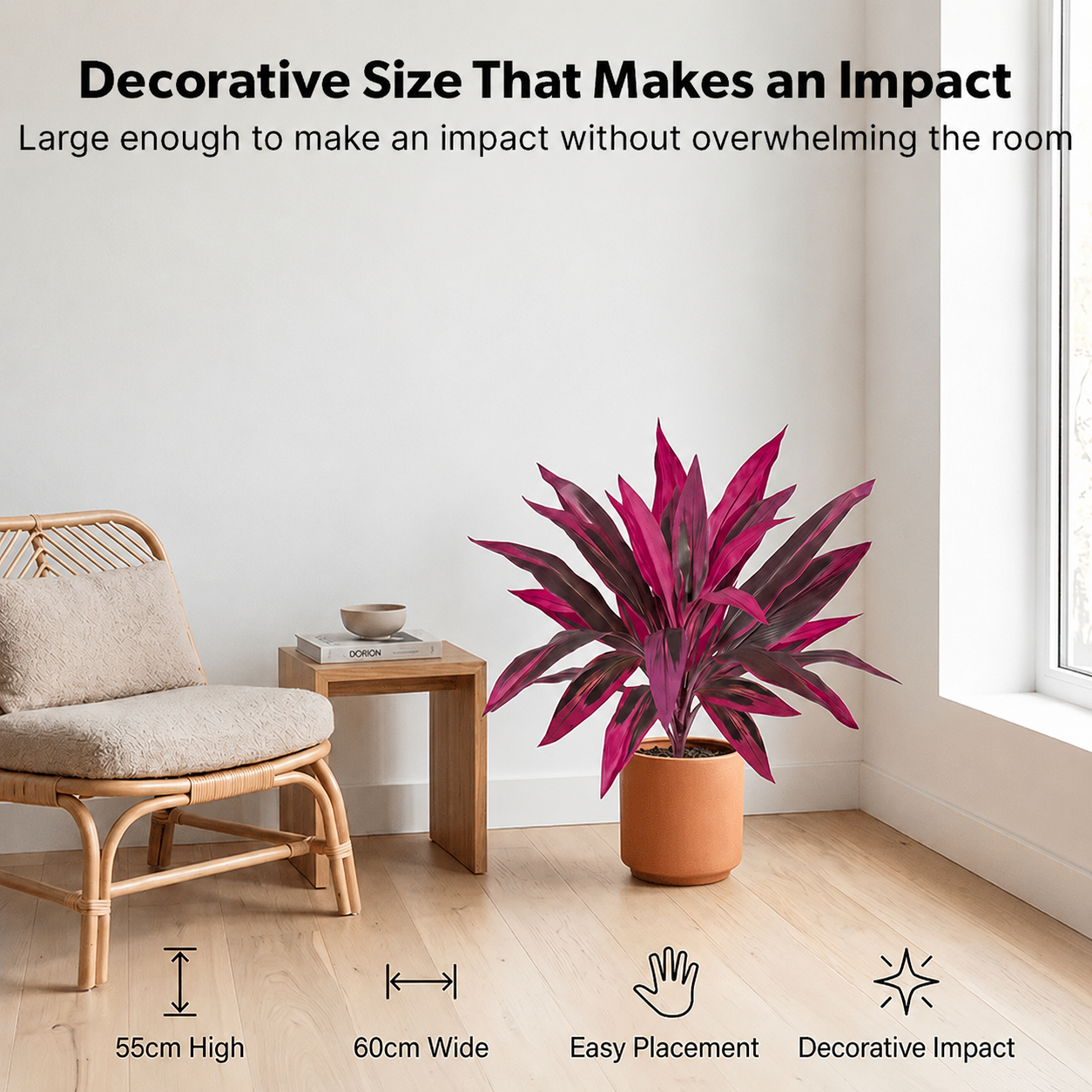 🎁 Last Day 60% OFF - Artificial Boston Fern & Dragon's Blood Tree Plants