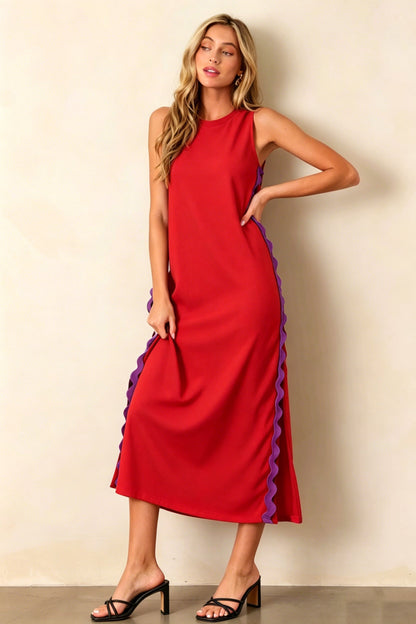 Women's Boho Floral Side Slit Maxi Dress（Buy 2 Free Shipping）