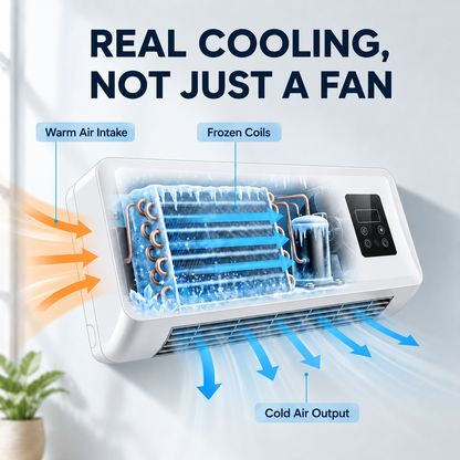 🔥Limited Discount🔥Ductless Portable Air Conditioners No Windows Needed