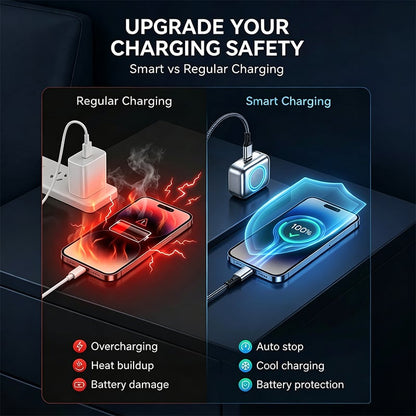 🏆50K+ SOLD!🔥2026 Fast 140W Charger with AI Smart Auto Power-off