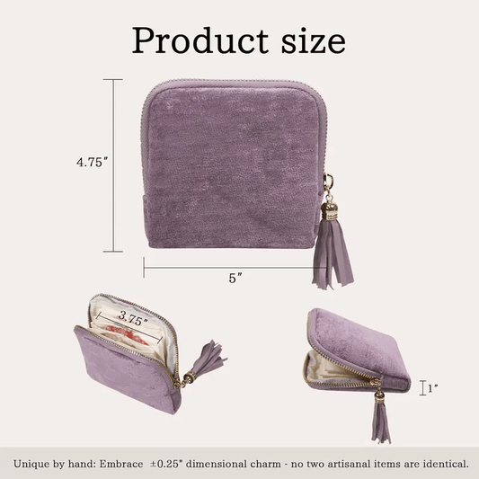 Jewelry zippered pocket case Travel Jewelry Bag Portable Organizer