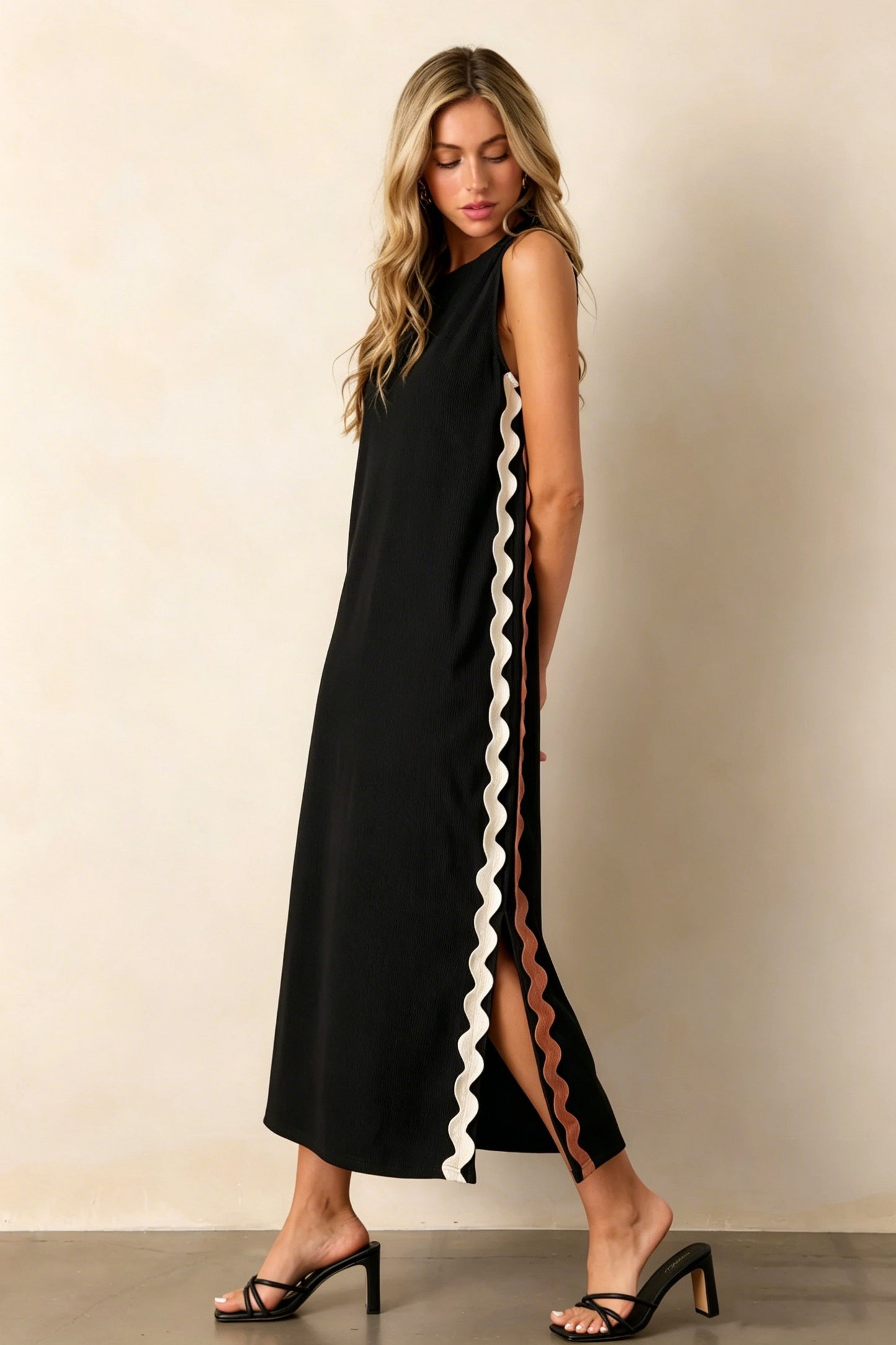 Women's Boho Floral Side Slit Maxi Dress（Buy 2 Free Shipping）