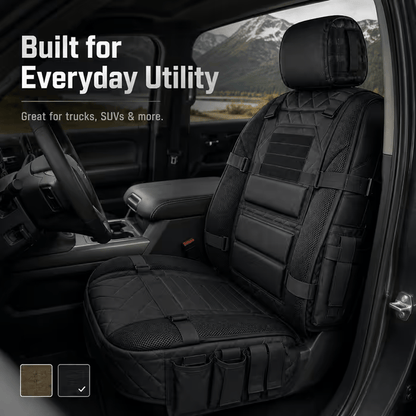 🎁🎁Free Shipping🎖️ Military‐Style Auto Seat Protectors|Universal Fit Heavy‐Duty Cushion For Long‐Drive Vehicle Owners