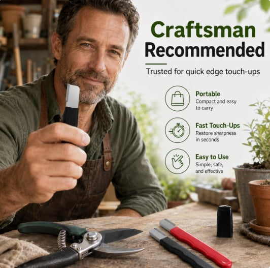 💥Hot Sales 49% OFF💥-🔪Professional Kitchen Knife Sharpener,Precision Edge Knife Sharpening Tool,Knife Sharpening Stone For Blade,Lncluding Garden Shears