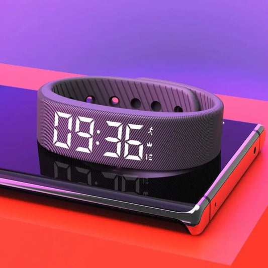 T5C Smart Watch Fitness Tracker with Silent Alarm
