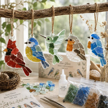 🌊 DIY Sea Glass Collage Kit
