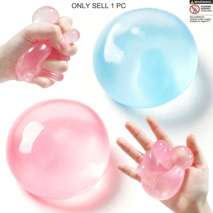 🔥Buy 1 Get 1 Free🔥Crystal Clear Jelly Squeeze Ball 🍬Soft Coconut Oil Fidget Toy, Perfect Stress Buster for Boredom & Anxiety🥰