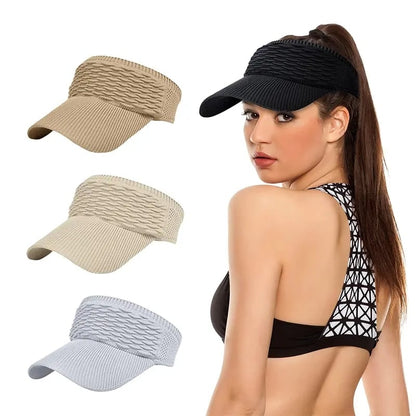 🔥🔥Hot Sale 2-Pack Women's High Ponytail Sun Visor Hats
