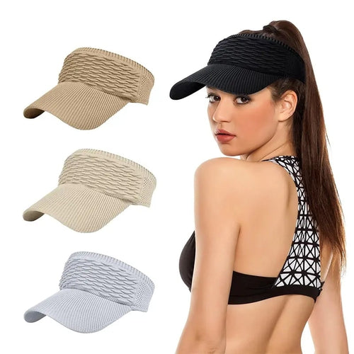 🔥🔥Hot Sale 2-Pack Women's High Ponytail Sun Visor Hats
