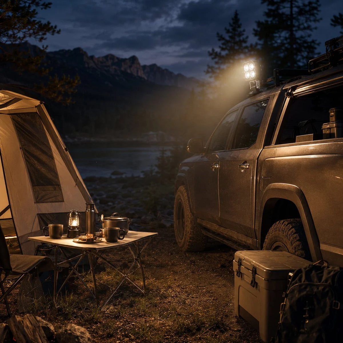 Free Shipping🏕️ Omni-Directional 360-degree rotation LED Pod Light
