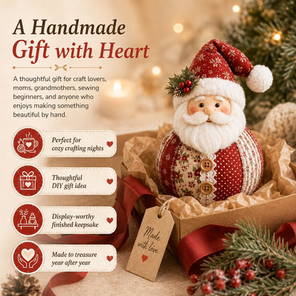 🎄Patchwork Fabric Doll DIY Kit