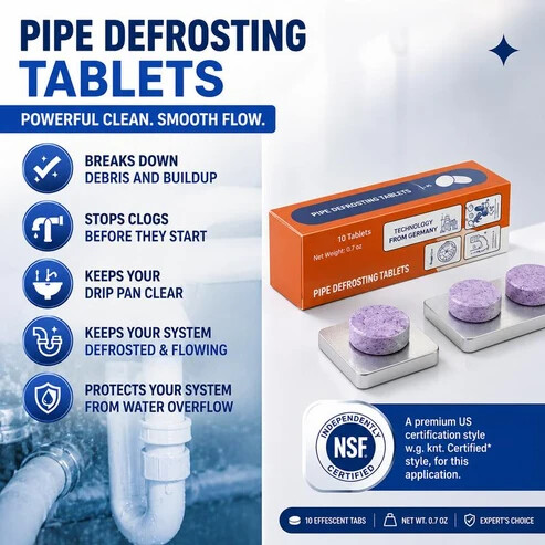 🧪Powerful Pipe Declogging & Cleaning Tablets