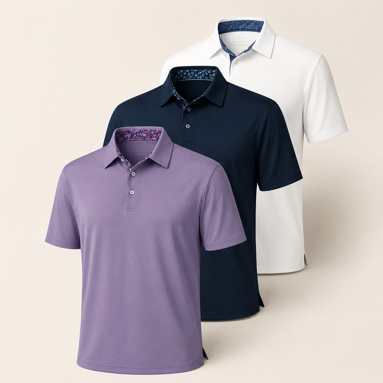 ⚡Hot Sales 49% OFF🔥3-Pack Men’s Performance Polo Shirts – Soft, Stretchy & Quick-Dry
