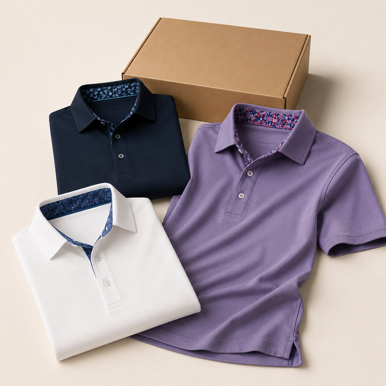 ⚡Hot Sales 49% OFF🔥3-Pack Men’s Performance Polo Shirts – Soft, Stretchy & Quick-Dry