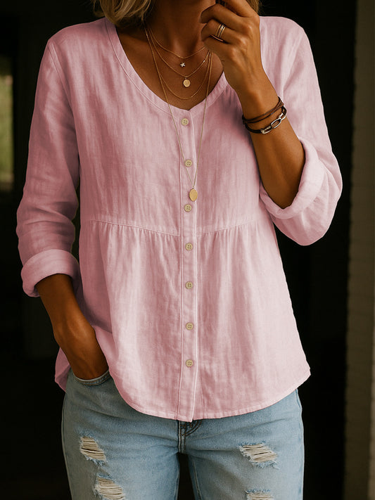 CLEARANCE SALE🔥 Women's Cotton Linen Shirt