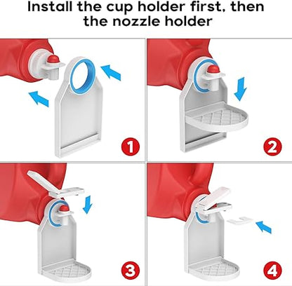 2 Pcs Laundry Detergent Dispenser Cup Holder