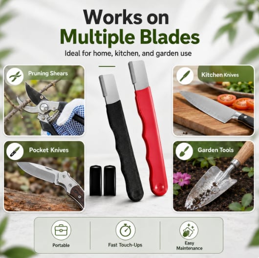 💥Hot Sales 49% OFF💥-🔪Professional Kitchen Knife Sharpener,Precision Edge Knife Sharpening Tool,Knife Sharpening Stone For Blade,Lncluding Garden Shears