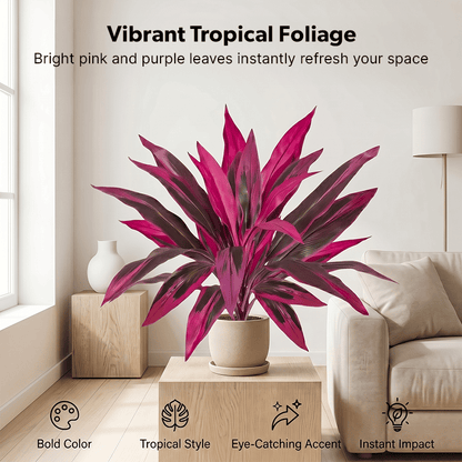 🎁 Last Day 60% OFF - Artificial Boston Fern & Dragon's Blood Tree Plants