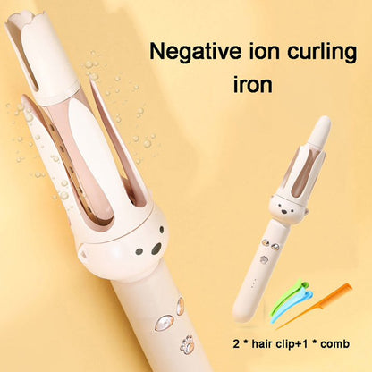 2026 Viral Celebrity Automatic Rotating Hair Curler | Press Type Auto Spin Curling Wand for Long Lasting Natural Curls