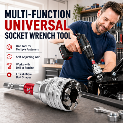 Multi-Function Universal Socket Wrench Tool