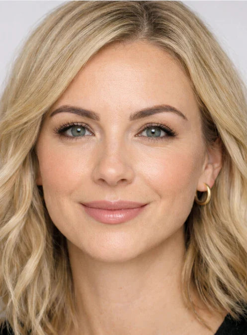 Brows after using the micro-fork pen