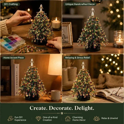 🎄 DIY Christmas tree bead kit – 🎅 Create your own sparkling Christmas decoration