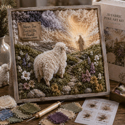 ✝️ ✝️3D Christian Fabric Poke Art Kit