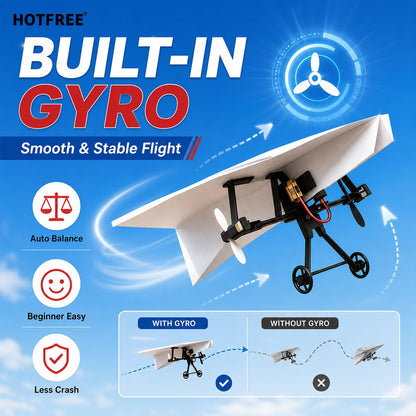 ✈️ Hotfree RC Paper Airplane Kit | Master the Skies