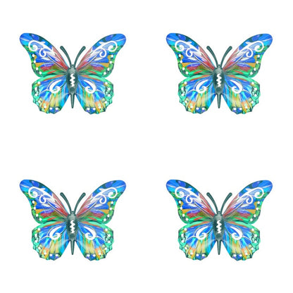 🦋Vibrant Metal Butterfly Wall Art - 4 Color Set