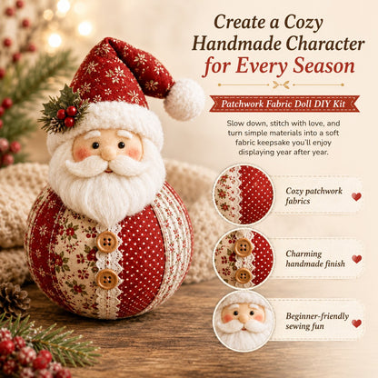 🎄Patchwork Fabric Doll DIY Kit