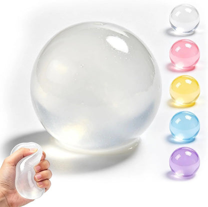 🔥Buy 1 Get 1 Free🔥Crystal Clear Jelly Squeeze Ball 🍬Soft Coconut Oil Fidget Toy, Perfect Stress Buster for Boredom & Anxiety🥰