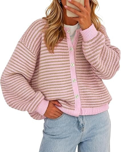 Pink cardigan