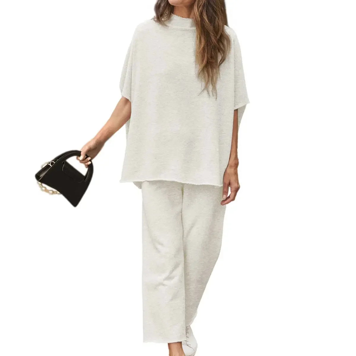 Light gray two piece lounge set