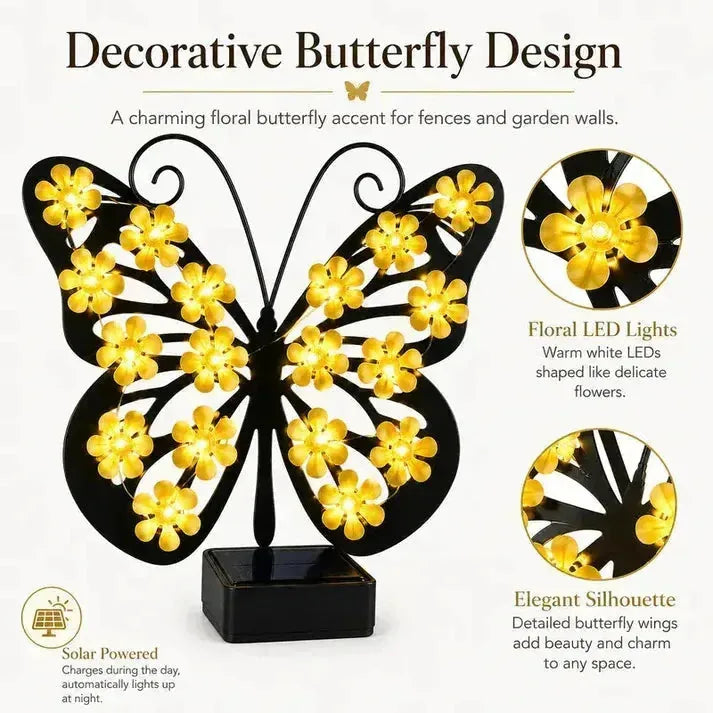 🦋Solar Butterfly Light Elegant Glow for Your Outdoor Space