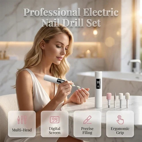 💅Professional Ultra-Safe LED Electric Nail Grinder