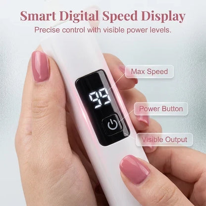 💅Professional Ultra-Safe LED Electric Nail Grinder