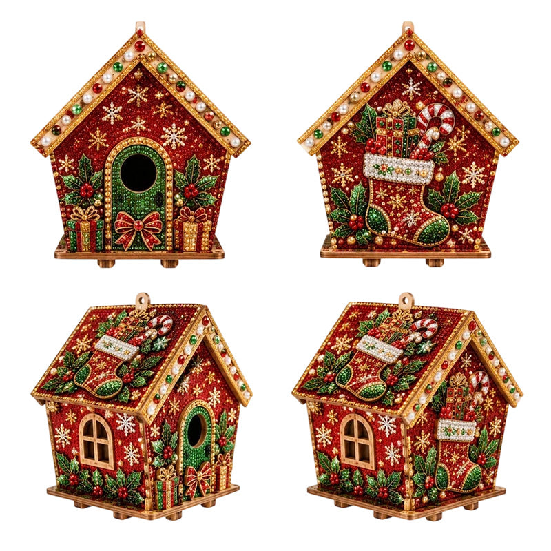 Christmas Stocking pearl art house theme