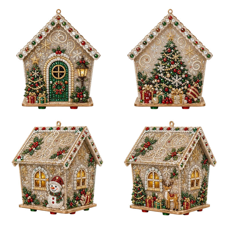Christmas Tree pearl art house theme