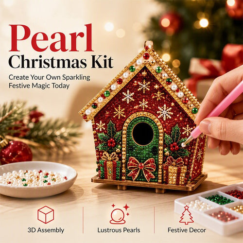 🎄HOT SALE! 3D DIY Pearl Art Christmas Painting Kit ✨🎅