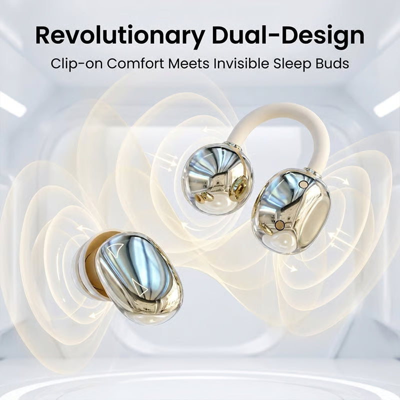 GT630S dual-design clip-on and compact in-ear earbuds